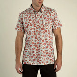 Cantina Pique Polo | Desert Floral - Rosado | Sendero Provisions Co
