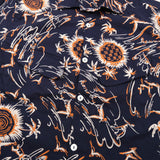 Dean Double Pocket Shirt | Aloha : Navy | Freenote Cloth