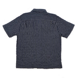 Cayucos S/S Shirt | Jacquard Navy | Freenote Cloth