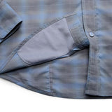 H Bar B Tech Longsleeve | Kent Plaid : Tradewinds | Howler Bros