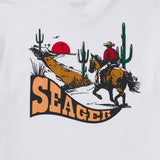 Long Ride Tee | White | Seager Co.