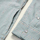H Bar B Tech Longsleeve | Supernova Stripe : Ash Blue | Howler Bros