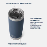 Rambler 20 oz Tumbler | Black | YETI