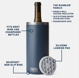 Rambler Wine Chiller | Navy | YETI