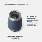 Rambler 10 oz Wine Tumbler | White | YETI