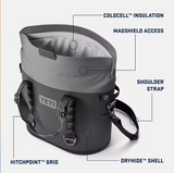 Hopper M30 Tote Soft Cooler | Olive/King Crab Orange | YETI