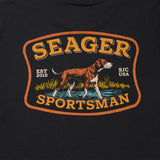 Sportman Tee | Black | Seager Co.