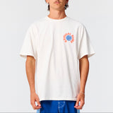 Resin Drop Tee | Vintage White | Critical Slide