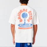 Resin Drop Tee | Vintage White | Critical Slide