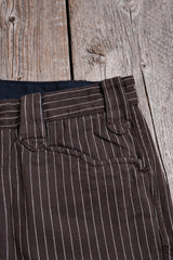 Duster Pant | Brown Stripe | Freenote Cloth