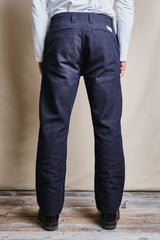 Deck Pant | Indigo Herringbone Dobby | Freenote Cloth