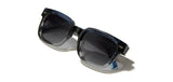 Buxton Acetate Sunglasses | Cobalt / Elm Burl / Grey Fade Polarized | Shwood