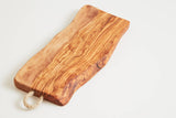 Italian Olivewood Charcuterie Board | Rope Handle | Verve Culture