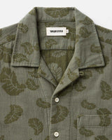 The Hawthorne Shirt | Burnt Olive Floral Jacquard | Taylor Stitch