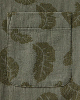 The Hawthorne Shirt | Burnt Olive Floral Jacquard | Taylor Stitch