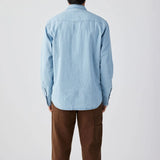Reagan Pearl Snap | Light Wash Indigo | Seager Co.