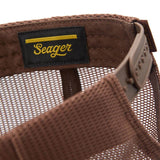 Branded Trucker Snapback | Brown | Seager Co.