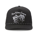 Los Rios Canvas Snapback | Black | Seager Co.