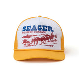 Pack Mule Snapback | Yellow + Cream | Seager Co.