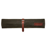 Compact Knife Roll | Dark Oak Waxed Canvas | Hardmill