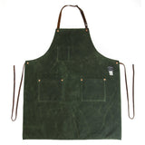 Industry Apron | Olive Waxed Canvas | Hardmill