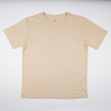 9 oz Pocket Tee | Cream | Freenote Cloth