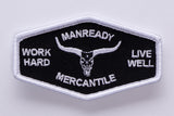 Patch | Work Hard Live Well Longhorn | Manready Mercantile - Manready Mercantile